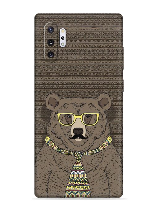 Grizzly Bear Embossed Soft Silicone Case for Samsung Galaxy Note 10 Plus