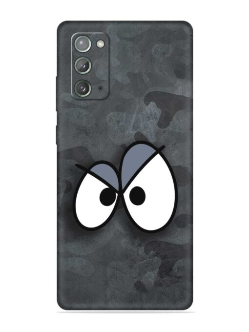 Big Eyes Night Mode Embossed Soft Silicone Case for Samsung Galaxy Note 20 Zapvi