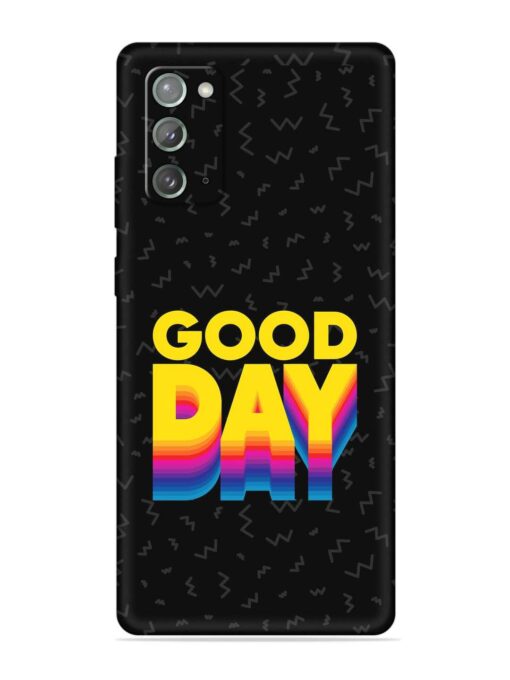 Good Day Embossed Soft Silicone Case for Samsung Galaxy Note 20 Zapvi