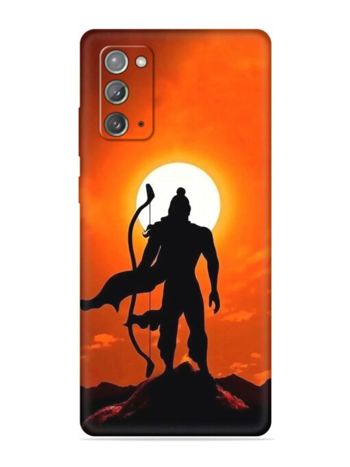 Shree Ram Embossed Soft Silicone Case for Samsung Galaxy Note 20 Zapvi