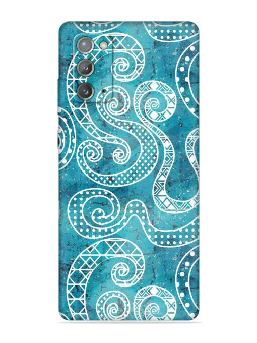 Vintage Curved Seamless Embossed Soft Silicone Case for Samsung Galaxy Note 20