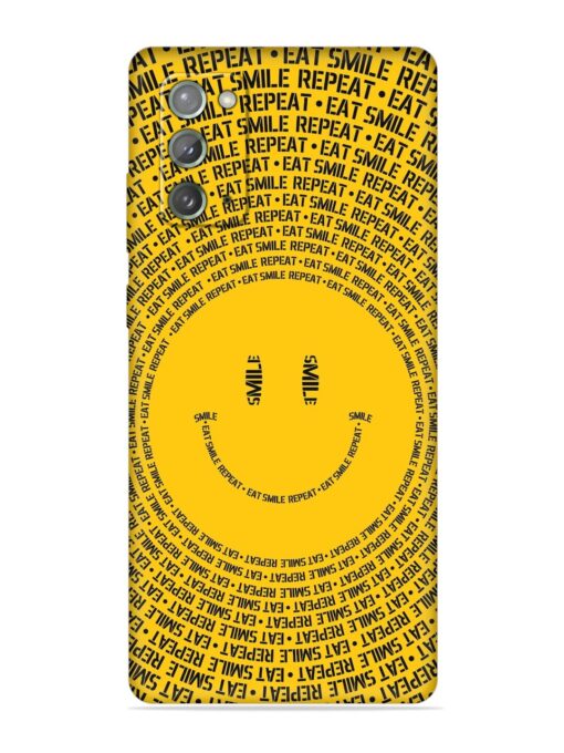 Smiley Embossed Soft Silicone Case for Samsung Galaxy Note 20 Zapvi