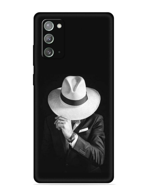 Men Under Hat Embossed Soft Silicone Case for Samsung Galaxy Note 20