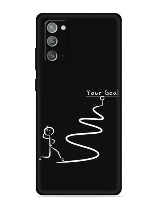 Your Goal Embossed Soft Silicone Case for Samsung Galaxy Note 20 Zapvi