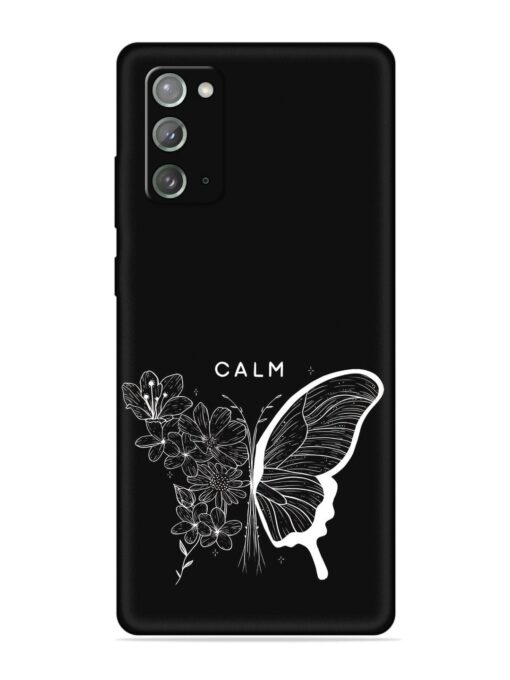 Calm Embossed Soft Silicone Case for Samsung Galaxy Note 20 Zapvi