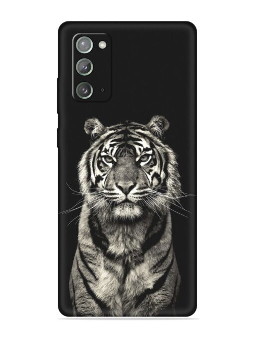 Tiger Art Embossed Soft Silicone Case for Samsung Galaxy Note 20