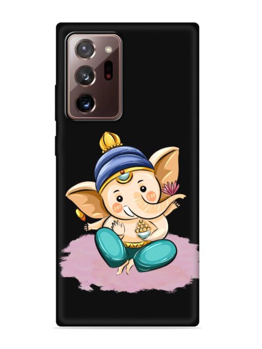 Bal Ganesh Vector Art Embossed Soft Silicone Case for Samsung Galaxy Note 20 Ultra