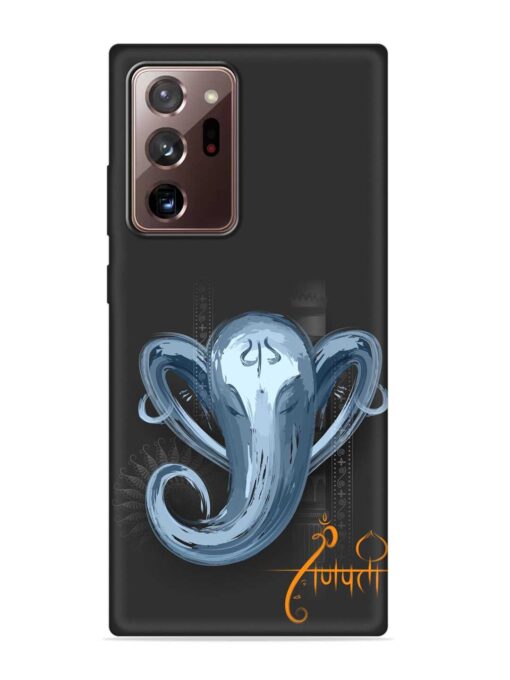 Illustration Lord Ganpati Embossed Soft Silicone Case for Samsung Galaxy Note 20 Ultra