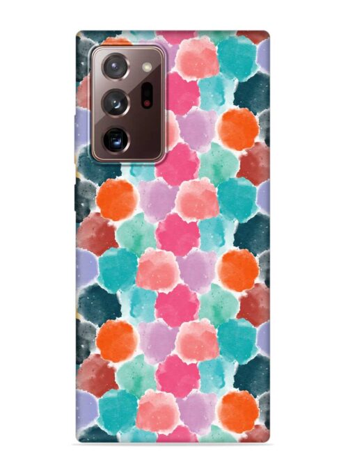 Colorful Seamless Pattern Embossed Soft Silicone Case for Samsung Galaxy Note 20 Ultra