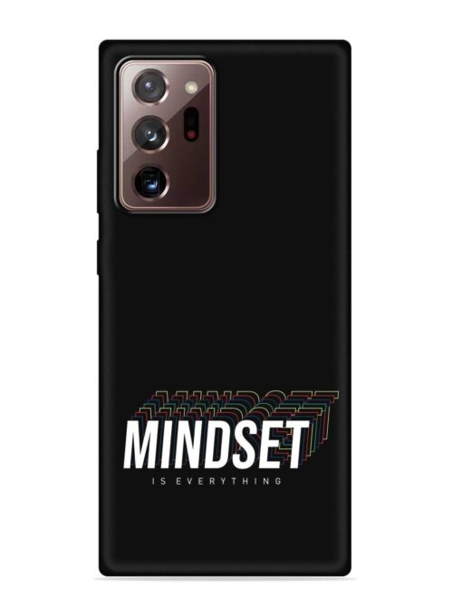 Mindset Everything Slogan Embossed Soft Silicone Case for Samsung Galaxy Note 20 Ultra