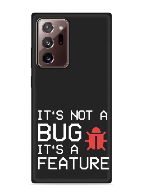 Not Bug Feature Embossed Soft Silicone Case for Samsung Galaxy Note 20 Ultra