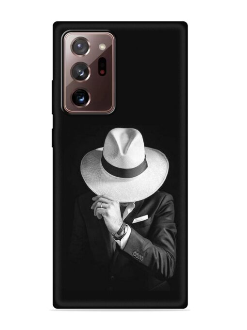 Men Under Hat Embossed Soft Silicone Case for Samsung Galaxy Note 20 Ultra