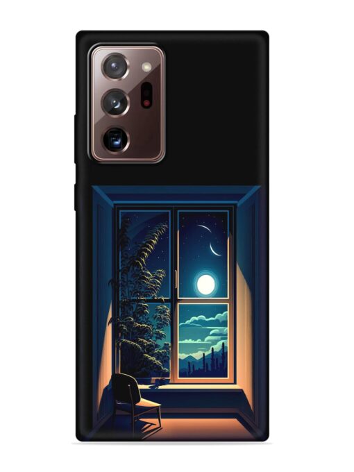 Night View At Window Embossed Soft Silicone Case for Samsung Galaxy Note 20 Ultra