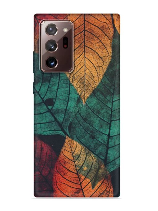 Leaves Artwork Embossed Soft Silicone Case for Samsung Galaxy Note 20 Ultra Zapvi