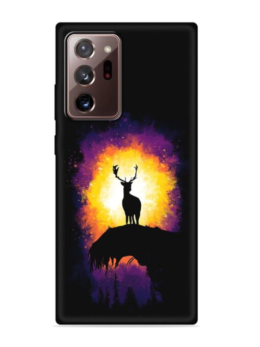 Elk Animal Art Embossed Soft Silicone Case for Samsung Galaxy Note 20 Ultra Zapvi