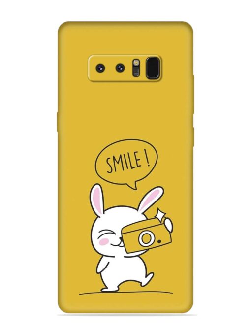 Hey Smile Please Embossed Soft Silicone Case for Samsung Galaxy Note 8