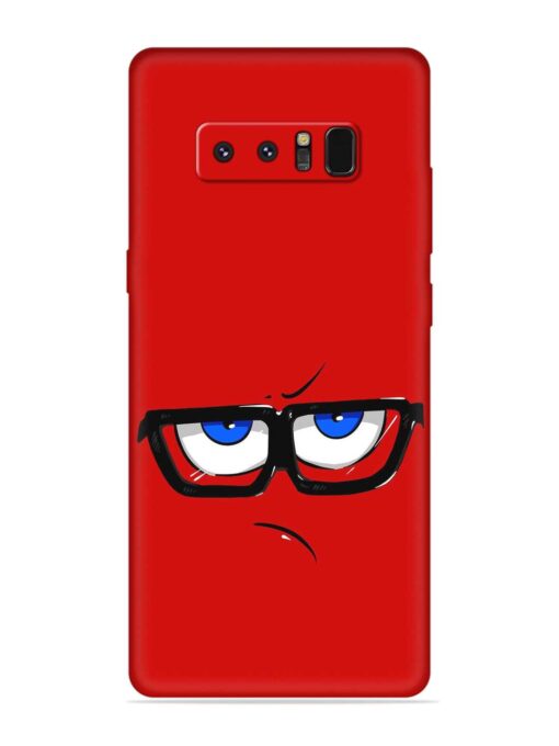 Rad Angry Face Embossed Soft Silicone Case for Samsung Galaxy Note 8