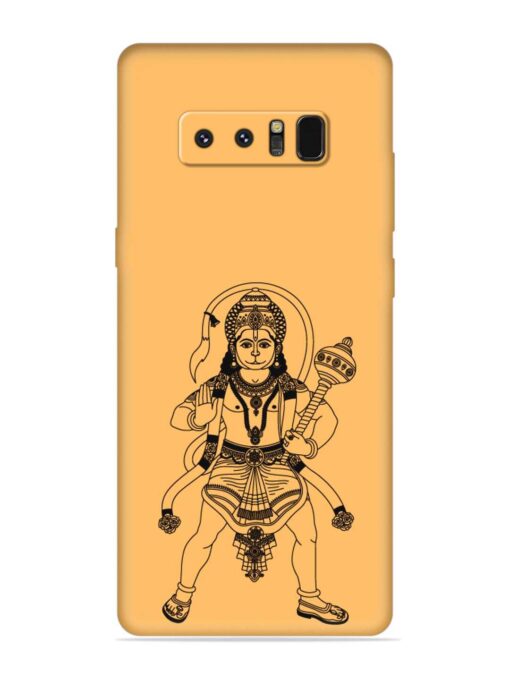 Indian God Hanuman Embossed Soft Silicone Case for Samsung Galaxy Note 8