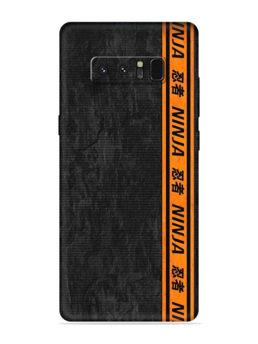 Ninja Srtips Embossed Soft Silicone Case for Samsung Galaxy Note 8