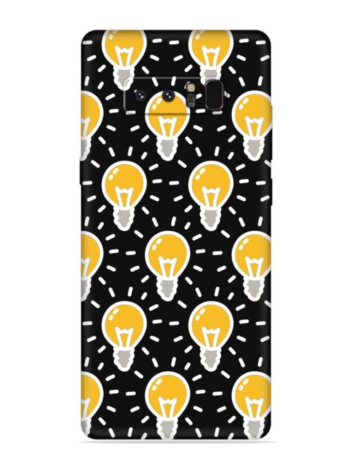 Light Bulb Seamless Embossed Soft Silicone Case for Samsung Galaxy Note 8