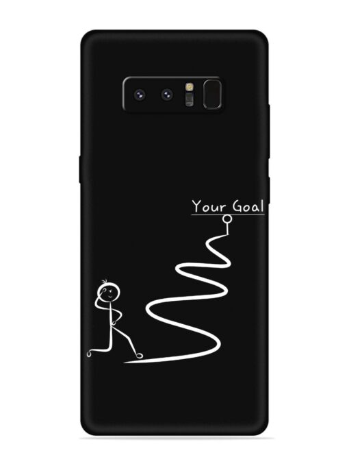 Your Goal Embossed Soft Silicone Case for Samsung Galaxy Note 8