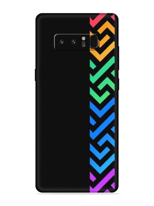 Colorshape Stripes Embossed Soft Silicone Case for Samsung Galaxy Note 8