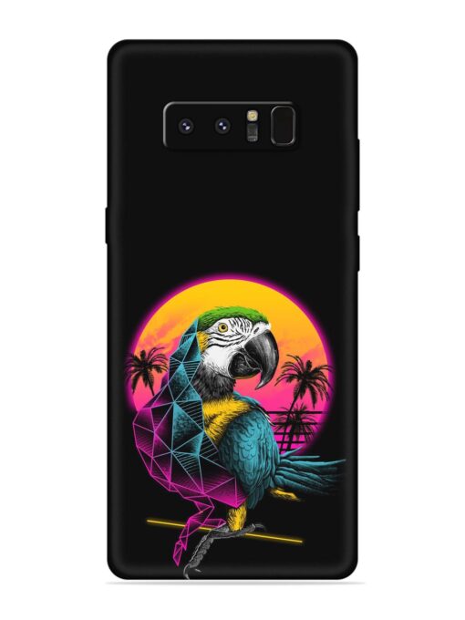 Rad Parrot Embossed Soft Silicone Case for Samsung Galaxy Note 8