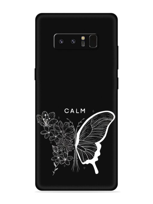 Calm Embossed Soft Silicone Case for Samsung Galaxy Note 8