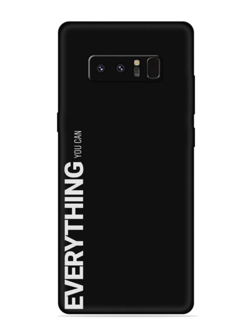 Everything You Can Embossed Soft Silicone Case for Samsung Galaxy Note 8