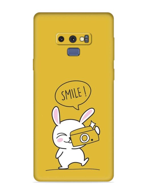 Hey Smile Please Embossed Soft Silicone Case for Samsung Galaxy Note 9