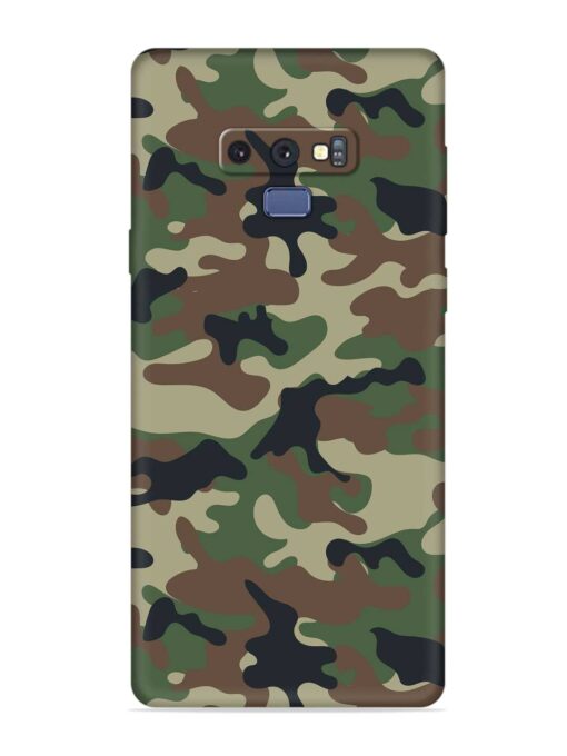 Army Military Camouflage Dark Green Embossed Soft Silicone Case for Samsung Galaxy Note 9