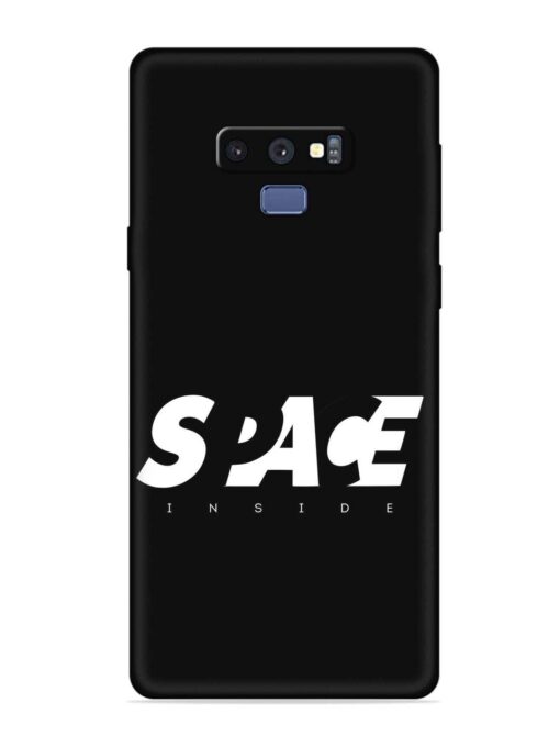 Space Typography Art Embossed Soft Silicone Case for Samsung Galaxy Note 9 Zapvi