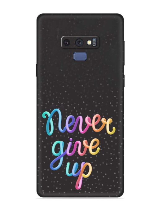 Colorful Stylized Rainbow Embossed Soft Silicone Case for Samsung Galaxy Note 9 Zapvi