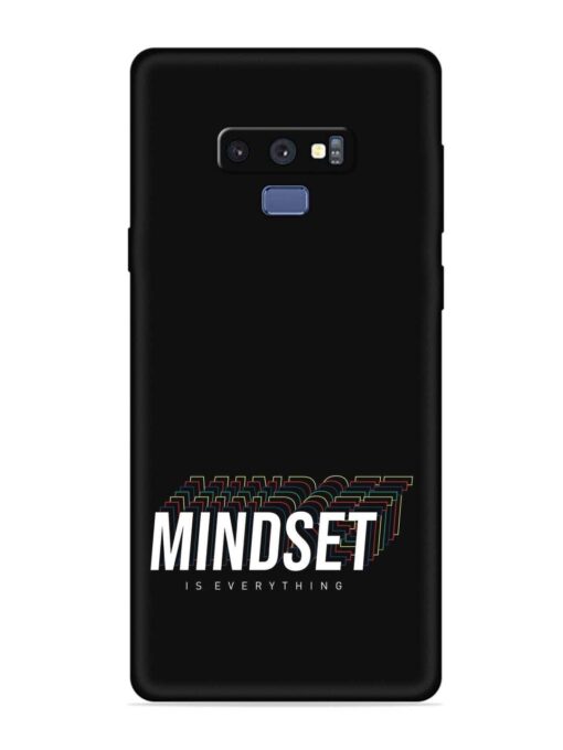 Mindset Everything Slogan Embossed Soft Silicone Case for Samsung Galaxy Note 9