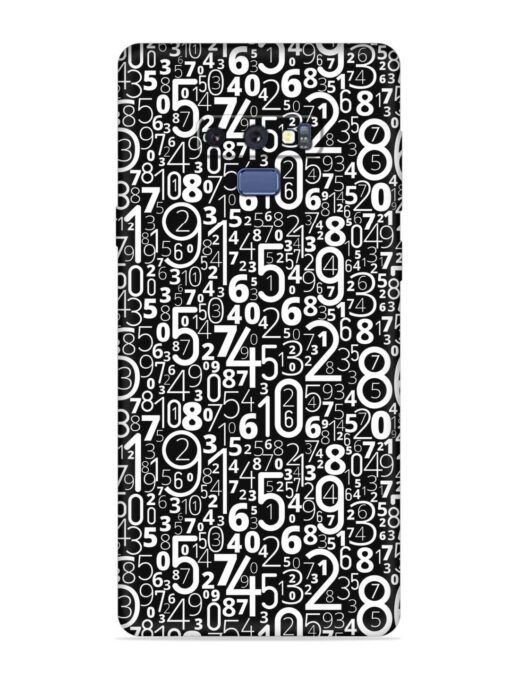 Many Numbers Different Embossed Soft Silicone Case for Samsung Galaxy Note 9