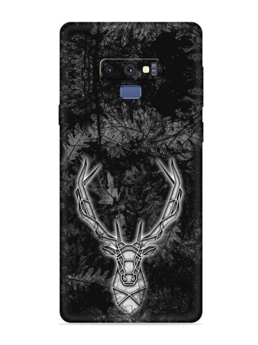 Ancient Deer Embossed Soft Silicone Case for Samsung Galaxy Note 9