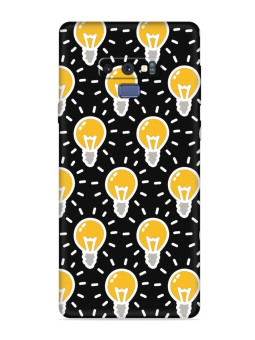 Light Bulb Seamless Embossed Soft Silicone Case for Samsung Galaxy Note 9