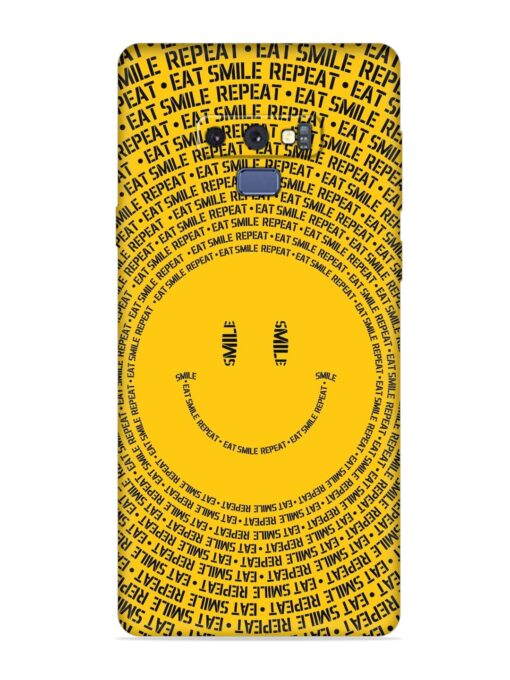 Smiley Embossed Soft Silicone Case for Samsung Galaxy Note 9