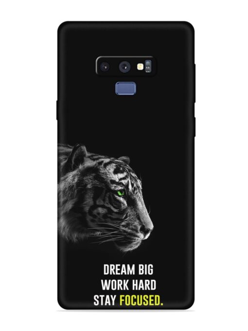 Dream Big Work Hard Embossed Soft Silicone Case for Samsung Galaxy Note 9 Zapvi