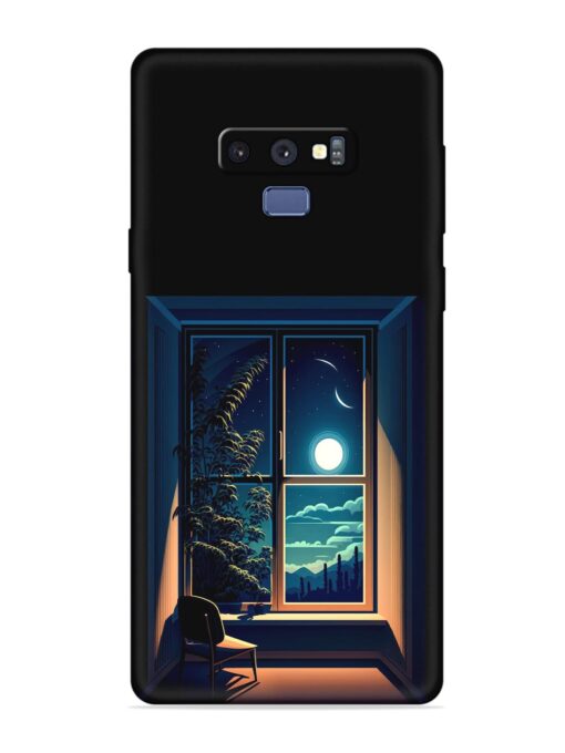 Night View At Window Embossed Soft Silicone Case for Samsung Galaxy Note 9