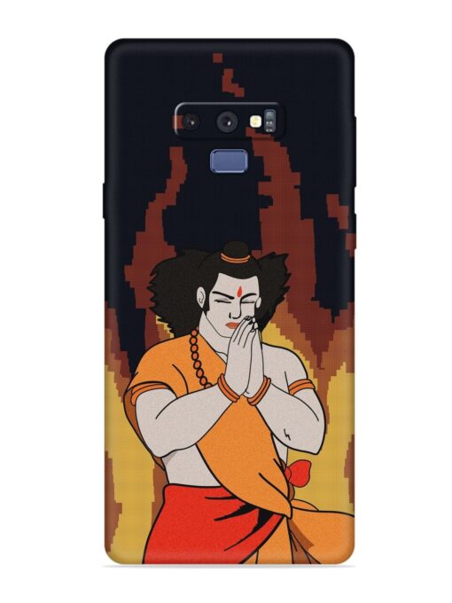 Shree Ram Vector Embossed Soft Silicone Case for Samsung Galaxy Note 9