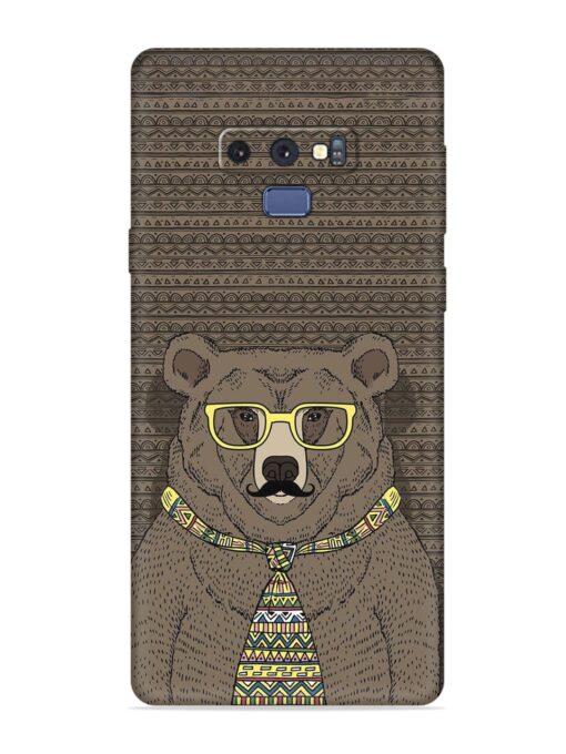 Grizzly Bear Embossed Soft Silicone Case for Samsung Galaxy Note 9