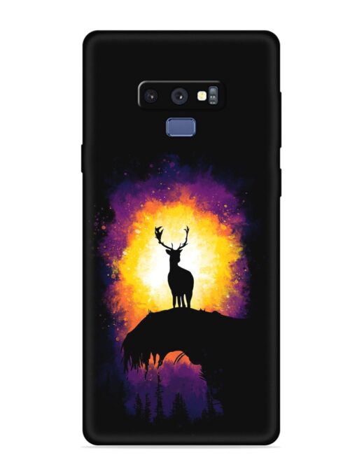 Elk Animal Art Embossed Soft Silicone Case for Samsung Galaxy Note 9 Zapvi