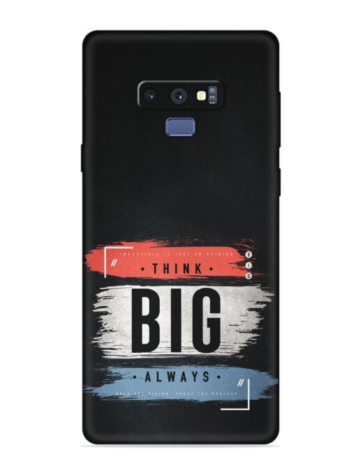 Think Big Always Embossed Soft Silicone Case for Samsung Galaxy Note 9 Zapvi