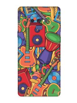 Colorful Music Art Embossed Soft Silicone Case for Samsung Galaxy Note 9