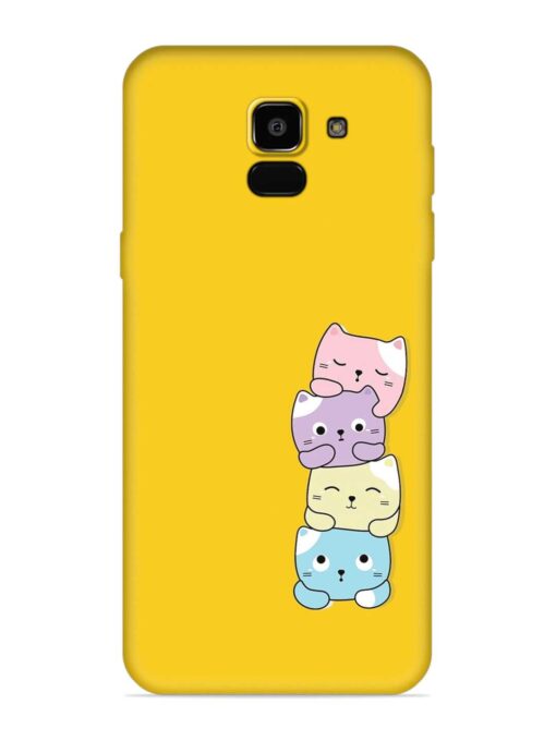 Cartoon Anime Embossed Soft Silicone Case for Samsung Galaxy On 6