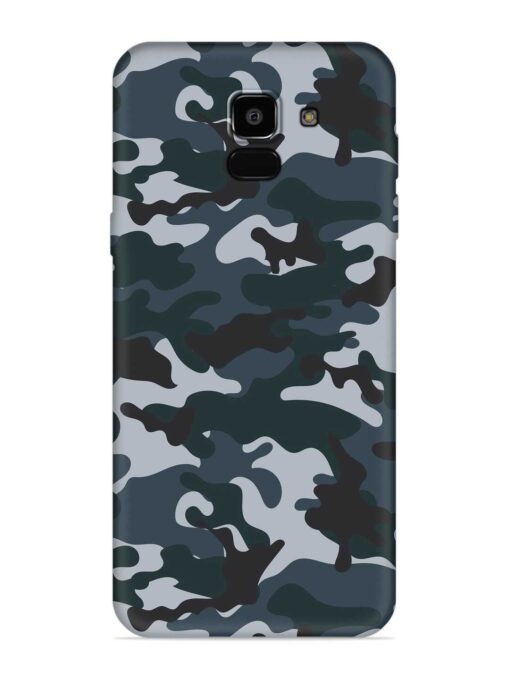 Dark Blue Army Military Art Embossed Soft Silicone Case for Samsung Galaxy On 6 Zapvi