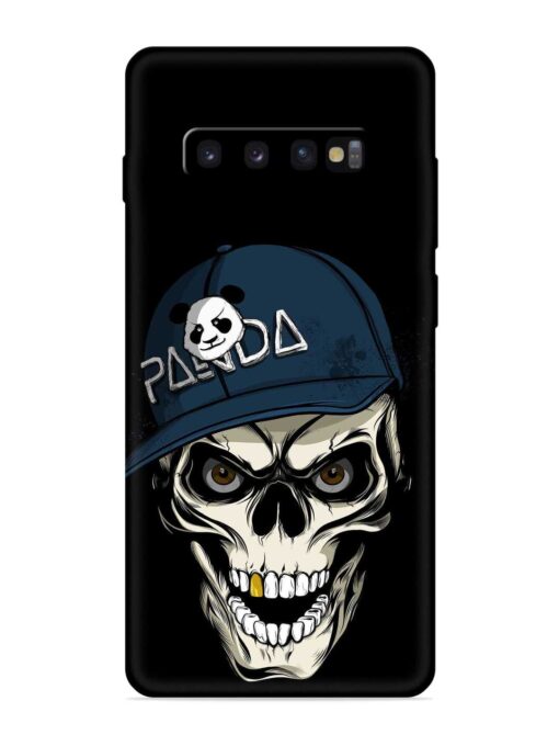 Panda Skull Embossed Soft Silicone Case for Samsung Galaxy S10 Zapvi