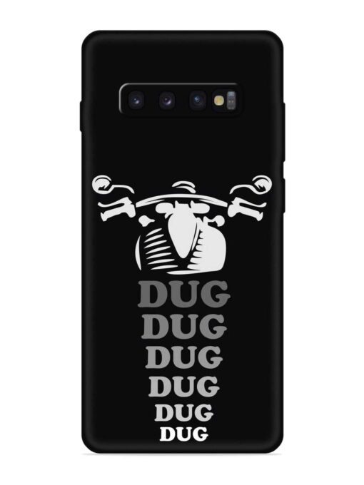 Dug Dug Dug Embossed Soft Silicone Case for Samsung Galaxy S10