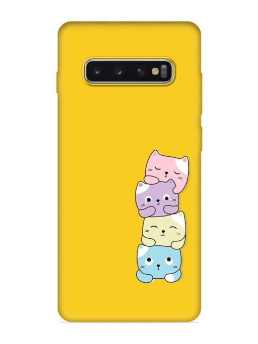 Cartoon Anime Embossed Soft Silicone Case for Samsung Galaxy S10 Plus Zapvi